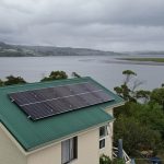 Solar panel system on Tasmanian house