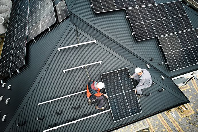 installing solar panels